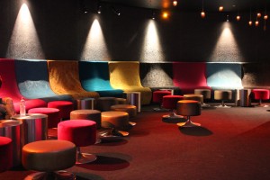 Strike Bowling lounge area